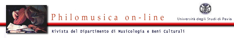 Testata della pagina